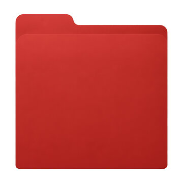 PNG Minimal red folder icon