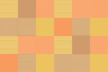 Vibrant Orange Yellow Geometric Pattern Background