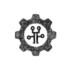 Sketch machine learning icon design