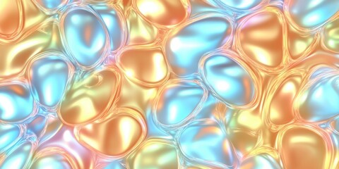 Iridescent fluid abstract colorful background texture with smooth shiny surface pattern design. Liquid modern art, trendy shimmer for creative digital projects.