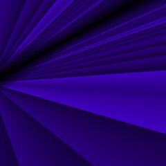 Fototapeta premium Dynamic deep purple perspective lines converging toward a vanishing point with dramatic light and shadow contrast.