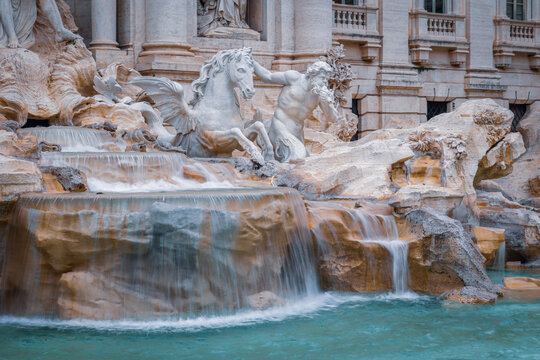 The Trevi Fountain: the largest Baroque fountain in the city and one of the most famous fountains in the world.