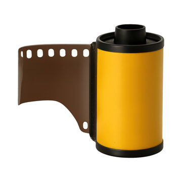PNG Vintage film roll photography icon.