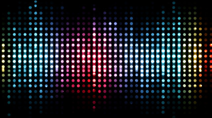 abstract colourful disco lights halftone pattern background