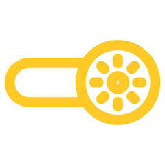 Fototapeta premium Flat Colored Light Mode Icon for Visual Interface Display