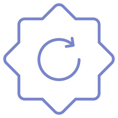 Obraz premium Flat Colored System Update Icon for Software Maintenance