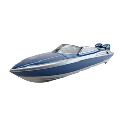 Naklejka premium boat on white