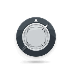 Circular dial with numerical scale and pointer