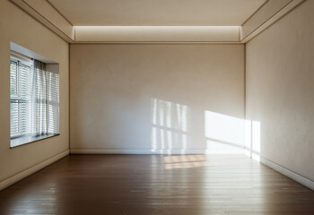 Large luxury modern bright interiors Living room mockup illustration 3D rendering Digitally Generated Image