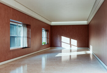 Large luxury modern bright interiors Living room mockup illustration 3D rendering Digitally Generated Image