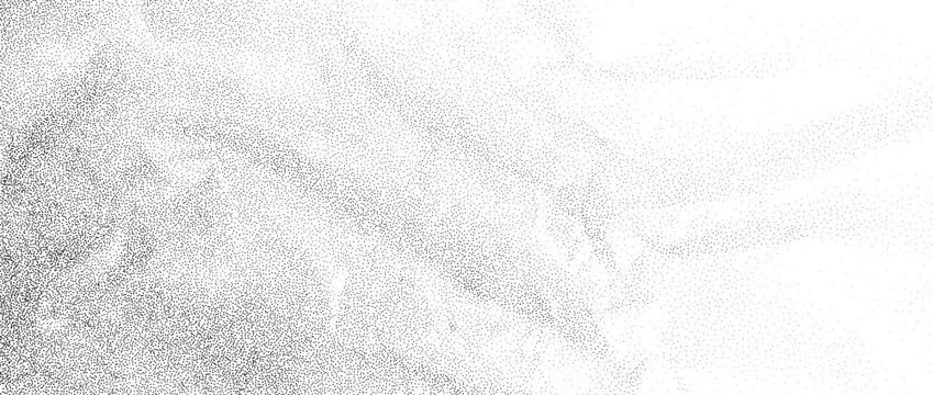 Rough abstract stippled texture. Dotted grungy craft paper wallpaper. Gritty grain noise powder background. Distressed dust particles overlay. Vector scattered tiny specks, speckles and flecks surface