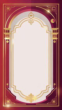 Elegant Ornate Gold Frame Doors in Vintage Art Deco Style Video.