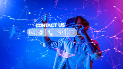 Explore a modern depiction of customer service with a virtual assistance interface, showcasing technology and communication tools for effective support. XDMCP