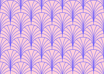 Seamless art deco abstract pattern. Geometric modern background. Vector illustration.