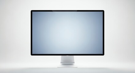 Fototapeta premium Computer monitor with transparent background