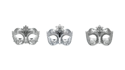 Venetian Mask on transparent isolated background,png