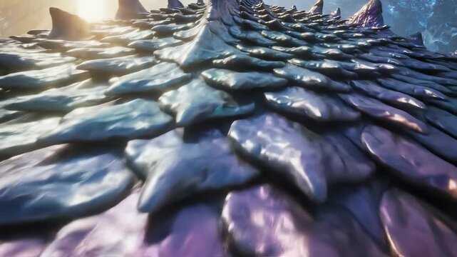 Dragon Scales Close-up Texture Video Backgrounds