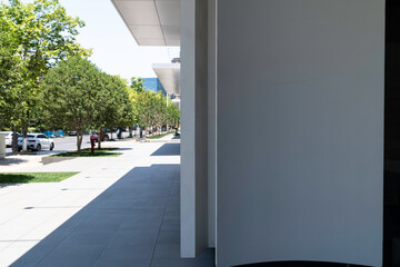 City streets and modern office buildings