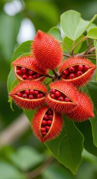 Annatto Seeds Bursting with Color and Natural Beauty.
