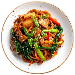 Vibrant Asian stir-fry dish