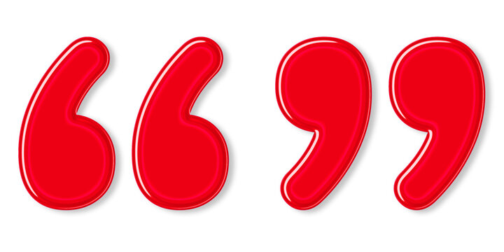 Jelly bold embossed png quotation mark sign typography
