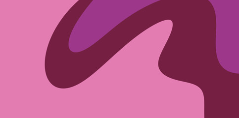 Dynamic looping liquid wave illustration vector background layout. High-energy looping wave design with deep purple and bright pink layers, perfect for high-impact visual communication and digital art