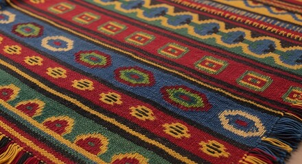 Vibrant traditional textiles