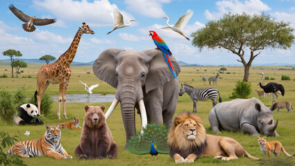 wild animals in africa