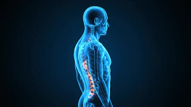 Human Spine Anatomy.