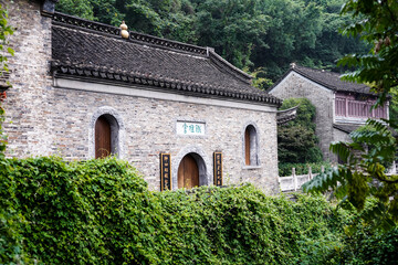 Obraz premium old stone Chinese Taoist Temple