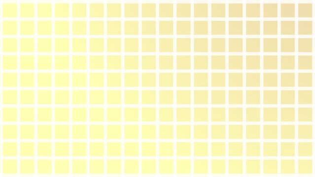 Abstract Geometric Beige and Yellow Square Grid Background. Modern mosaic pattern featuring a warm gradient of repeating tiles with clean white borders, perfect for architectural branding.