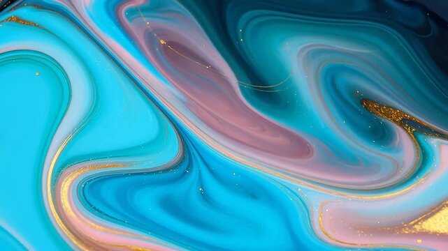 Liquid marble pattern flowing with vibrant colors and dynamic swirls creating an abstract artistic visual effect