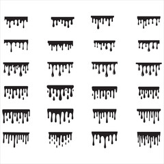 Dripping Borders Svg, Blood Dripping  Bundle 