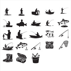 Fishing man Svg Bundle 