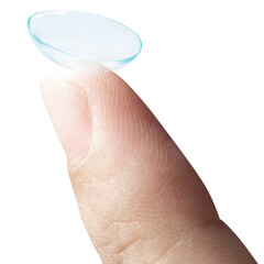 Png smart contact lens on fingertip new tech