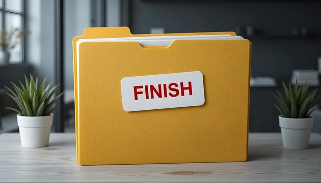 finish folder