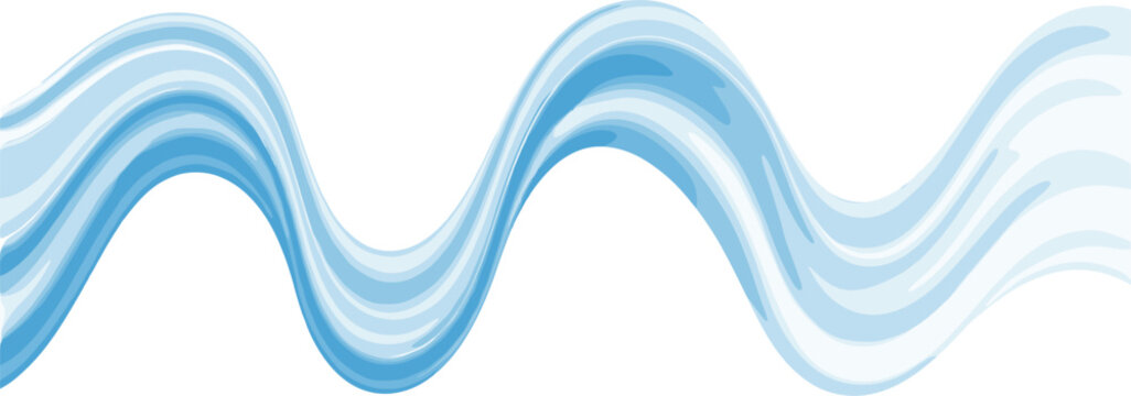 Wavy blue lines flowing across the screen in a smooth, fluid motion.