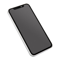 Smartphone black screen mockup png innovative future technology