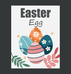 A delightful collection of decorated easter eggs with floral and stripe patterns