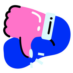 Png thumbs down dislike icon for social media © Rawpixel.com