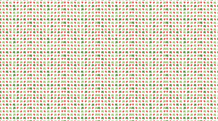 seamless geometric pattern with flowers