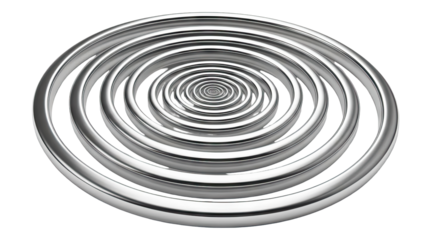 Concentric Silver Rings