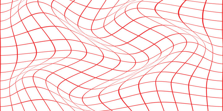 simple red grid line wave pattern for banner poster background.
