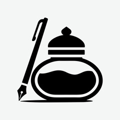 Black and white vector icon set 14.eps