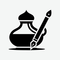 Black and white vector icon set 15.eps