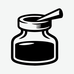 Black and white vector icon set 26.eps