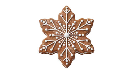 Snowflake Gingerbread Cookie