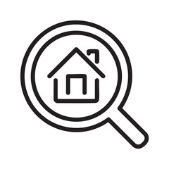 Search and Discovery Vector Icon &ndash; Minimalist Magnifying Glass Symbols for SEO, Analytics, and Web Navigation