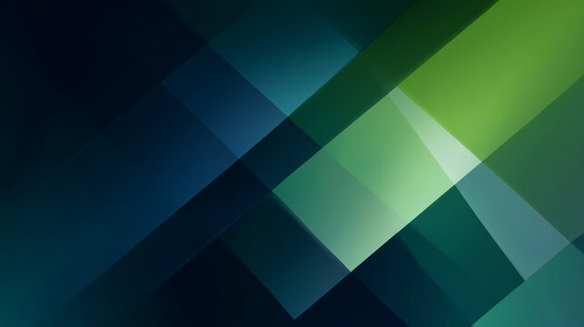 a professional abstract background featuring sharp overlapping diagonal lines in a dark teal and lime green gradient, perfect for ESG reports and corporate IR presentations.