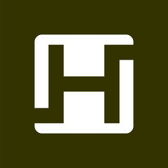 Fototapeta premium Letter H logo icon design